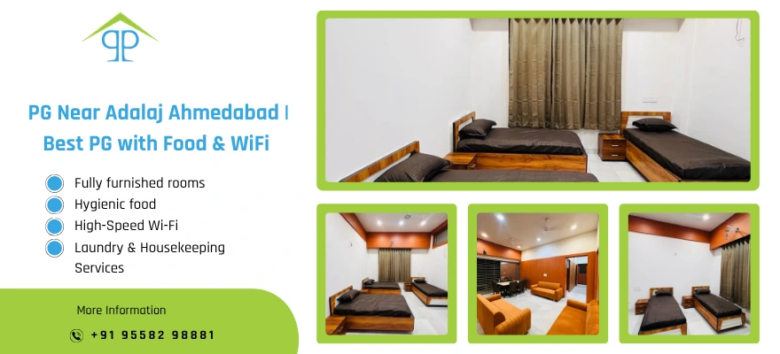 PG in Adalaj Ahmedabad exterior – Peace and Plenty Services near SG Highway